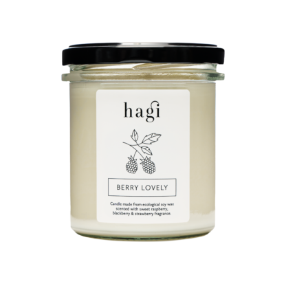 berry lovely soy wax candle