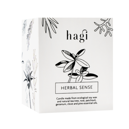 herbal sense soy candle Hagi