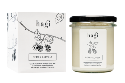 berry lovely soy wax candle